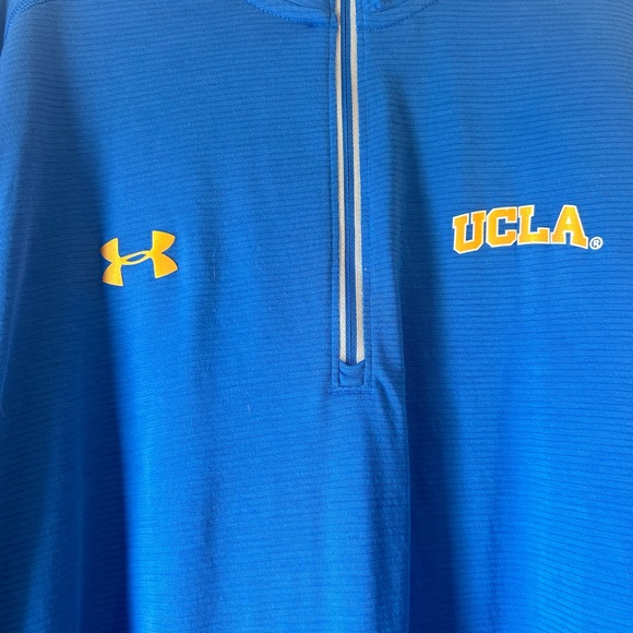 Under Armour men’s UCLA 3/4 zip pull over - Picture 3 of 5